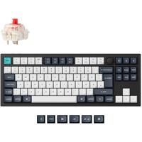 Keychron Gaming-tastatur Sort/multi-coloured, DE-layout, Gateron Jupiter Red