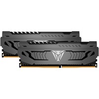 Patriot Viper Steel PVS48G320C6K hukommelsesmodul 8 GB 2 x 4 GB DDR4 3200 Mhz mørk grå, 8 GB, 2 x 4 GB, DDR4, 3200 Mhz, 288-pin DIMM