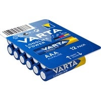 VARTA BV-HE 12 AAA Engangsbatteri Alkaline Engangsbatteri, AAA, Alkaline, 1,5 V, 12 stk, Blå