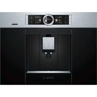 Bosch CTL636ES6 kaffemaskine Fuld-auto Espressomaskine 2,4 L, Kaffe/Espresso Automat Sort/rustfrit stål, Espressomaskine, 2,4 L, Kaffebønner, Indbygget kværn, 1600 W, Sort, Rustfrit stål