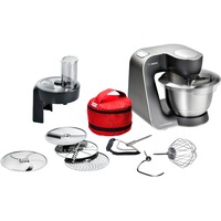 Bosch MUM59N26DE foodprocessor 1000 W 3,9 L Rustfrit stål Sort, 3,9 L, Rustfrit stål, Knapper, 4 diske, Rustfrit stål, 1000 W