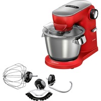 Bosch MUM9A66R00 køkkenmaskine til tilberedning af mad 1600 W 5,5 L Rød, Sølv, Foodprocessor Rød/Sølv, 5,5 L, CE, VDE, Rød, Sølv, Dreje, Rustfrit stål, 1600 W