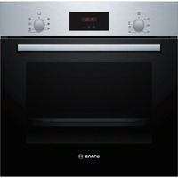 Bosch Serie 2 HBF133BR0 ovn 66 L A Sort, Rustfrit stål Sort/rustfrit stål, Medium, Elektrisk ovn, 66 L, 66 L, 50 - 275 °C, 275 °C