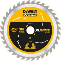 DEWALT DT99572-QZ rundsavklinge 25 cm 1 stk Træ, 25 cm, 3 cm, Tungsten Carbide Tipped (TCT), 1,6 mm, 6000 rpm