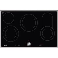 Neff T18BT16N0 Sort Indbygget 80 cm Keramisk 4 zone(s), Separat komfur Sort, Sort, Indbygget, 80 cm, Keramisk, Glas, 4 zone(s)