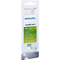 Philips 4 stk. soniske standardtandbørstehoveder Hvid, 4 stk, Hvid, Mellem