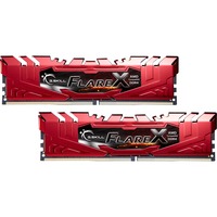 G.Skill 32GB DDR4-2400 hukommelsesmodul 2 x 16 GB 2400 Mhz Rød, 32 GB, 2 x 16 GB, DDR4, 2400 Mhz, 288-pin DIMM