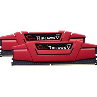 G.Skill Ripjaws V F4-3000C16D-16GVRB hukommelsesmodul 16 GB 2 x 8 GB DDR4 3000 Mhz Rød, 16 GB, 2 x 8 GB, DDR4, 3000 Mhz, 288-pin DIMM