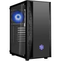 SilverStone FARA B1 RGB Tower Sort, Towerkabinet Sort, Tower, PC, Sort, ATX, micro ATX, Mini-ITX, Plast, Stål, Hærdet glas, Blå, Grøn, Rød