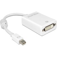 DeLOCK Adapter mini Displayport / DVI FM 0,18 m Hvid Hvid, 0,18 m, Mini DisplayPort, DVI, Hanstik, Hunstik, Hvid