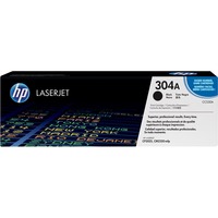 HP Original 304A LaserJet-tonerpatron, sort Sort, sort, 3500 Sider, Sort, 1 stk, Detail