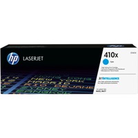 HP Original 410X LaserJet-tonerpatron med høj kapacitet, cyan cyan, 5000 Sider, Blå, 1 stk