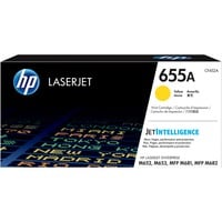 HP Original 655A LaserJet-tonerpatron, gul gul, 10500 Sider, Gul, 1 stk