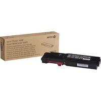 Xerox Phaser 6600/WorkCentre 6605, magenta tonerpatron med stor kapacitet (6.000 sider) magenta tonerpatron med stor kapacitet (6.000 sider), 6000 Sider, Magenta, 1 stk