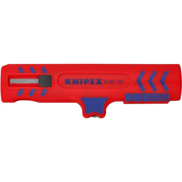 Knipex 16 85 125 SB kabelstripper Rød, /skraldeværktøj g, Blå, Rød