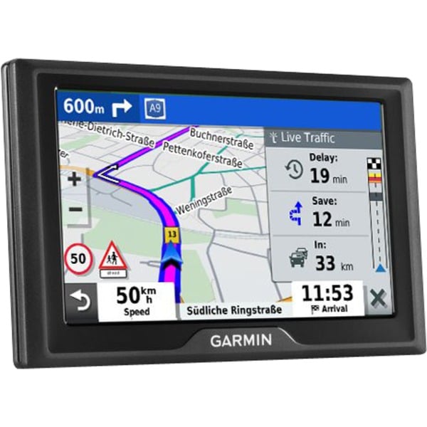 Garmin Drive & Live Traffic navigator 12,7 cm (5") Berøringsskærm TFT Håndholdt / Fastsat Sort