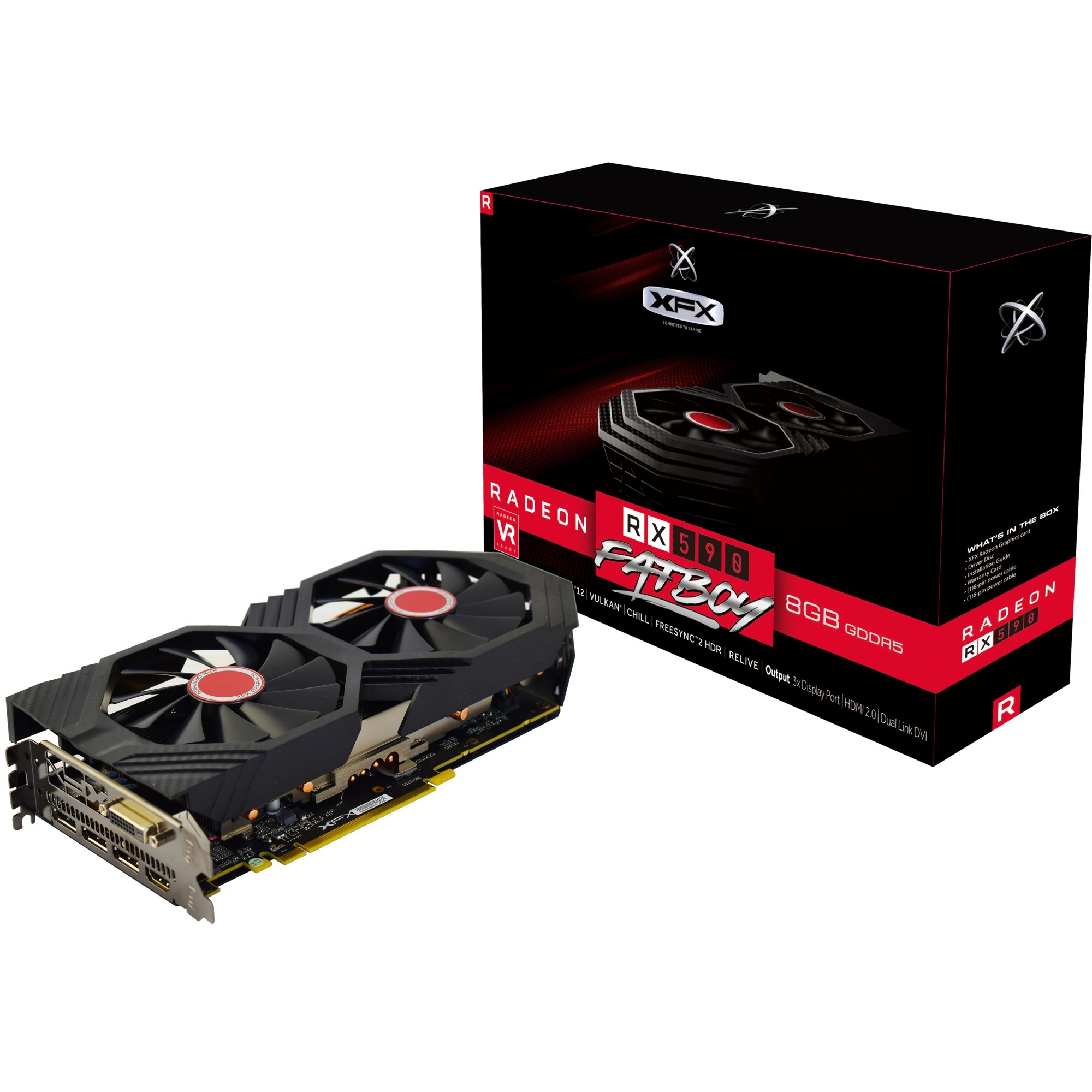 Xfx Rx 590p8dfd6 Grafikkort Radeon Rx 590 8 Gb Gddr5 Radeon Rx 590